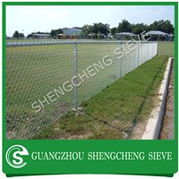 Hot dipped galvanized chain link fence panel PVC coated chain wire mesh
