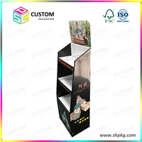 Pop Paper display box with three layers