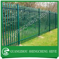 Hot dipped galvanized steel palisade design high security fencing for boundary