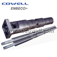 concial twin screw barrel