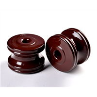 Ceramic Spool Insulator Low Voltage Spool Porcelain Insulator Ansi 53-1, 53-2, 53-3, 53-4, 53-5
