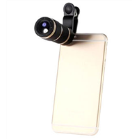 8X Zoom Clip Phone Camera Lens Kit, Manual Focus for Smartphone,Tablet,Digital Camera