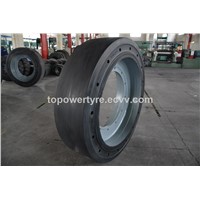 1410x375 Solid Tyre for Port Use Reach Stacker Solid Tire Export
