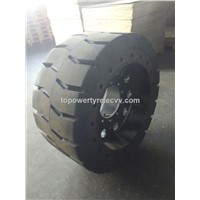 Vented Solid Tyres 1098x500 for Reach Stacker in Port