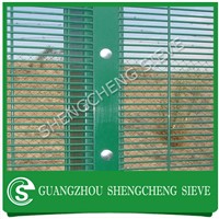 Powder coated galvanized steel hith security welded wire mesh 358 fence