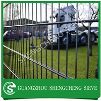 High security Nylofor 2D fencing post wire mesh heavy double wire 8/6/8 fencing