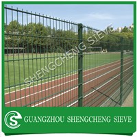 Heavy gauge welded wire mesh security double wire fencing for sale