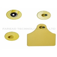 Passive RFID Tag Animal ID Ear Tag for Pig, Cattle Tracking Livestock Identification