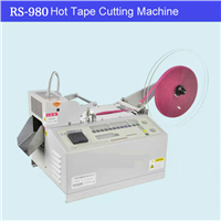 Hot knife webbing tape cutting machine for nylon webbing