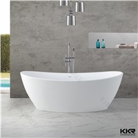 Kingkonree solid surface artificial stone bathroom bathtub