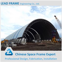 long span steel structure space frame for coal storage