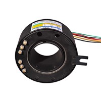 6 Circuits Through Bore Slip Ring With 60mm For Welding Equipment