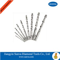 SUNVA Diamond Coated Twist Drill Bits