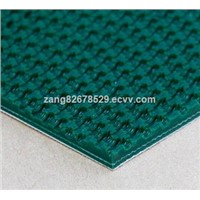 Lianshun PVC  Green Wave Rough Top Conveyor Belt Manufacturer