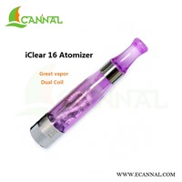 Ecannal Dual Coil CE4 Plus Clearomizer - iClear 16 ecig atomizer