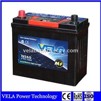 Japan Standards NS60 MF Lead Acid Car Battery For Car Starting