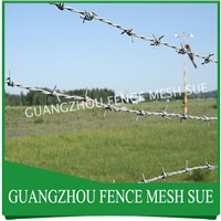 Anti theft galvanised barb wire fence philippines for security