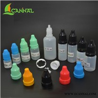 Ecannal 2ml~120ml Tamper-evident cap insert tip pe plastic bottle
