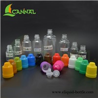 Ecannal Childproof PET Plastic Dropper Eliquid Packaging Bottles