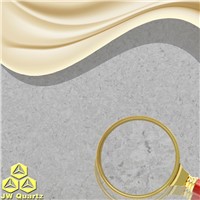 JW-5209 Koala Grey-Bright Grey Artificial Quartz Stone Slab