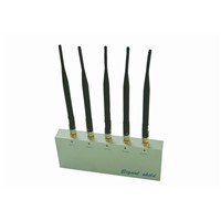 Mobile Phone Jammer with Remote Control and 5 Antenna