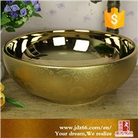 Professional golden bowl top vanity sink basin