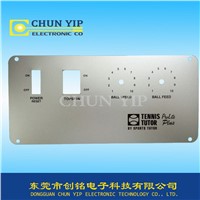 Membrane panel switch for aluminum precision instruments