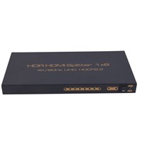 V2.0 HDR HDMI Splitter 1x8 for 40K 60Hz UHD HDCP2.2