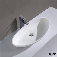 2016 Acrylic solid surface bathroom wash basin