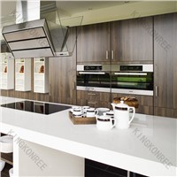 Classical black modern family kitchen quartz countertop