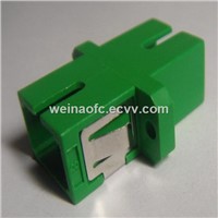 Optical Fiber Adaptor SC-SC APC Simplex Plastic Housing Green