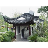 Suzhou garden roof material China traditional clay tiles