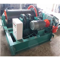wire rope electric winch for lifting radial gate
