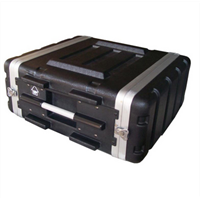 Heavy duty ABS case for 3-unit rack
