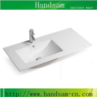 ceramics counter top bathroom wash hand basin sink