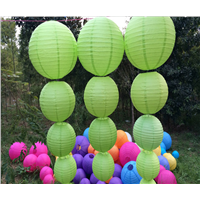 Supply All Kinds of Colorful Paper/Fabric Lanterns for Party Decoration