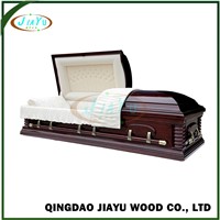 Amarican Style Coffin Cloth Covered Funeral Chinese Casket