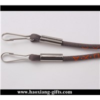 Printed Polyester Satin Woven Lanyards with Metal Clip