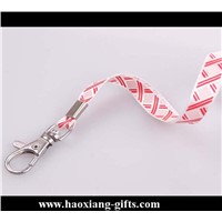 Hot Sale Black Silk Screen Imprinted Neck Lanyard with Id Cards