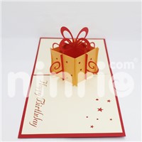 Gift Box Pop up Card Handmade Greeting Card
