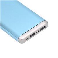 Portable Phone Charger Premium Aluminium External USB Battery Power Bank 10000mAh