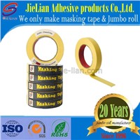 Yellow good quality crepe paper masking tape for car painting