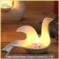Bird Ceramic Tea Light Candle Holder