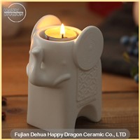 Elephant Ceramic Candle Holder