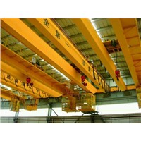 Workshop Used LH Electric Double Bridge Crane 16 t /3.2 t