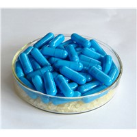 High Quality Empty Vegetable Capsules Pullulan Shells Blue Size 1