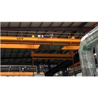 High Efficiency Workshop Used LH Electric Double Girder Bridge Crane 16 t /3.2 t