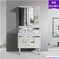 Environmental Protection New Style PVC Bathroom Vanity with Bluetooth Music Player