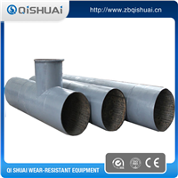 Chromium carbide coating overlay wearable steel tube