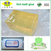 Pressure Sensitive Adhesive Glue for Wet Tissue Lid / Lady Napkin Adhesive Block